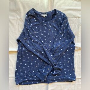 P.J. Salvage Navy Celestial Pajama L/s set